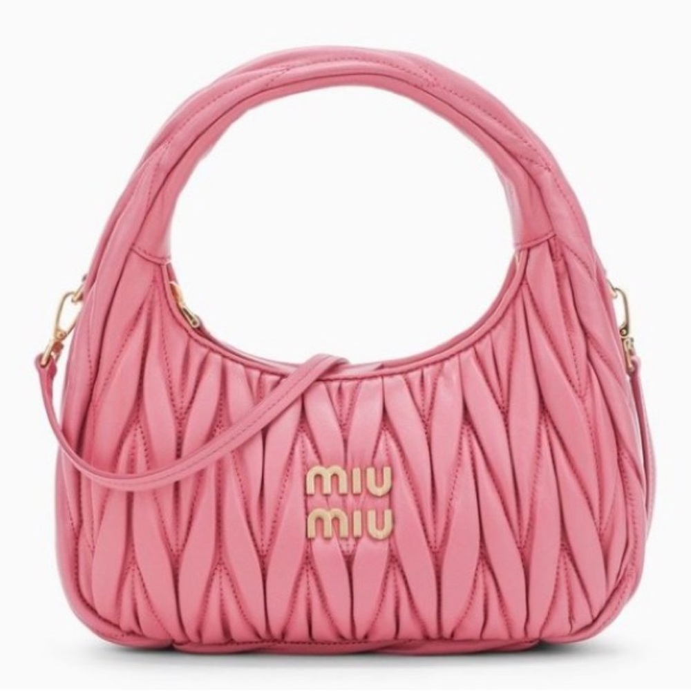 💕 MIUM✵U Designer Soft Pink Crossbody & Shoulder - Picture 1 of 5